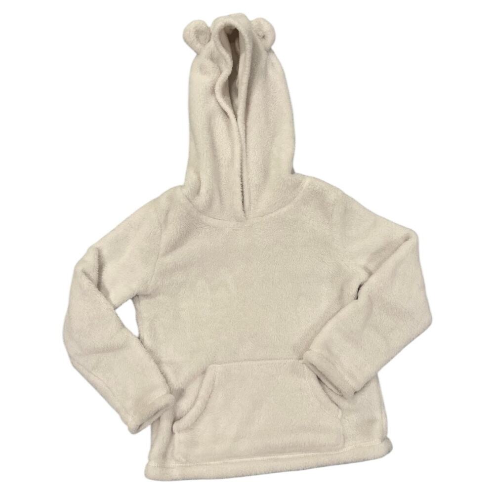 Carter's Girls Size 4T Super Soft White Hoodie with Bunny Ears
